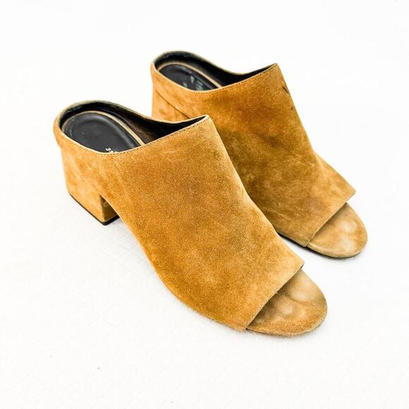 Phillip Lim 3.1 Suede Mule Tan Color Open Toe SHE6-T190CFU  Size 40 - Picture 6 of 6